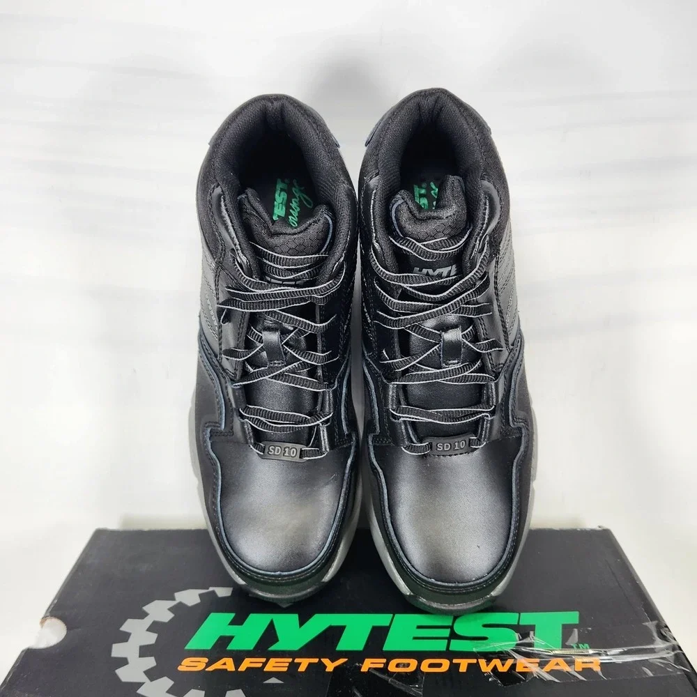 Hytest Annex Mid Ath Nano Toe Work Boot Mens Size 9 Black Safety SD 10 K12320